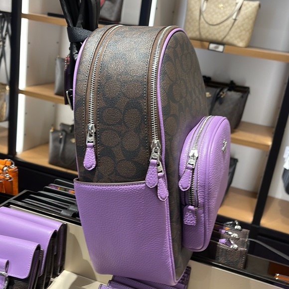 Coach Court Backpack In Signature Canvas
COLOR:
Silver/Brown/Iris
NWT - Picture 13 of 16